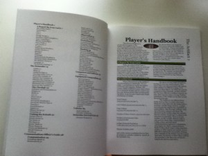 Table of Contents and First Page